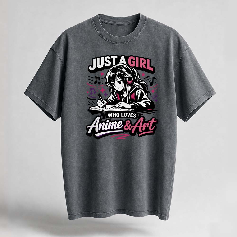 Anime & Art Oversized Cotton T-Shirt