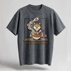 Shiba Ramen Master Oversized Cotton T-Shirt