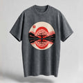 Sakura Sunset Oversized Cotton T-Shirt