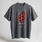 Samurai Katana Oversized Cotton T-Shirt