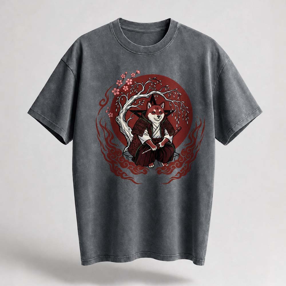 Fox Demon Oversized Cotton T-Shirt