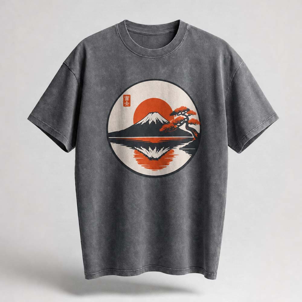 Sunrise Mount Oversized Cotton T-Shirt