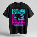 Reality Is a Simulation Oversized Cotton T-Shirt