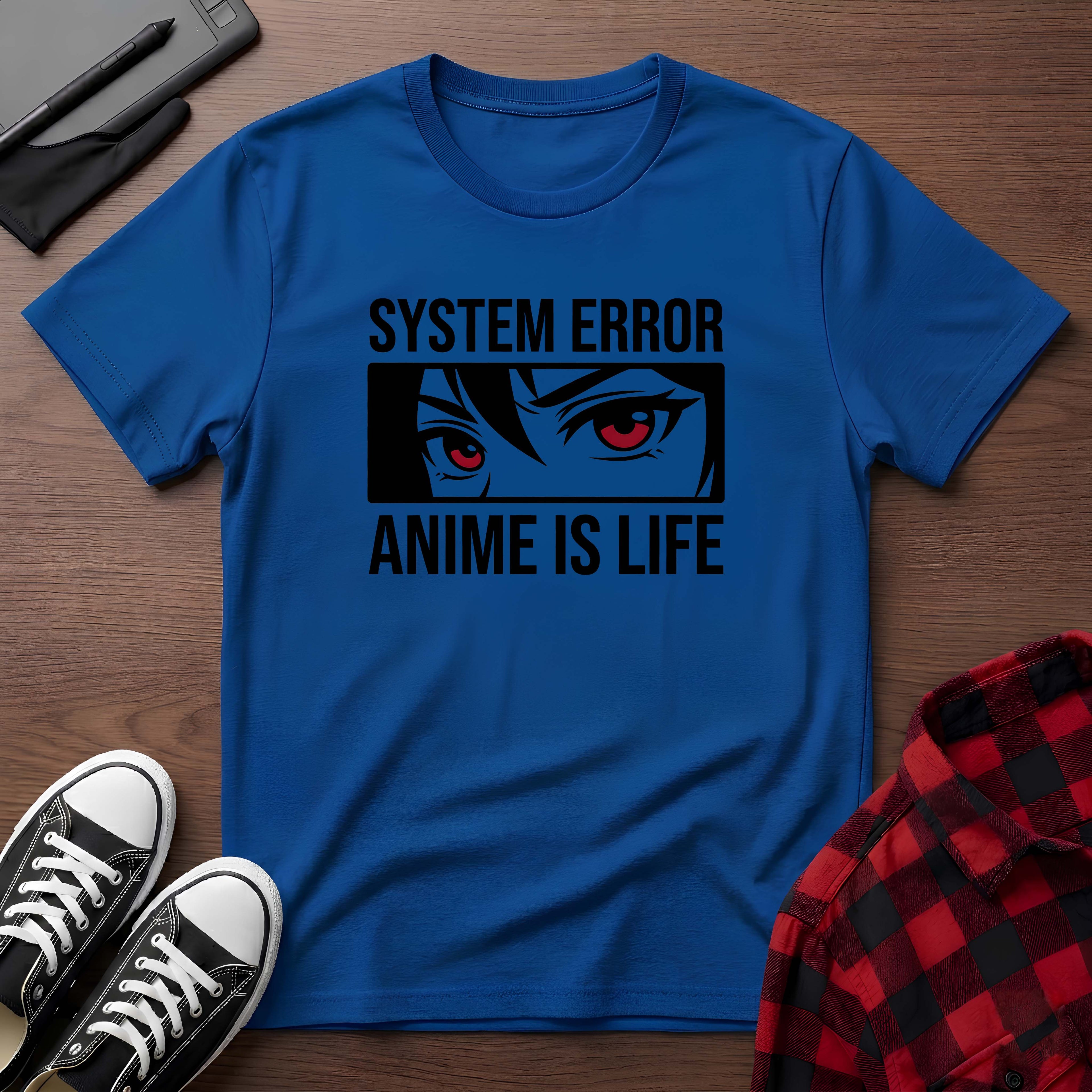Anime Is Life "System Error" T-Shirt