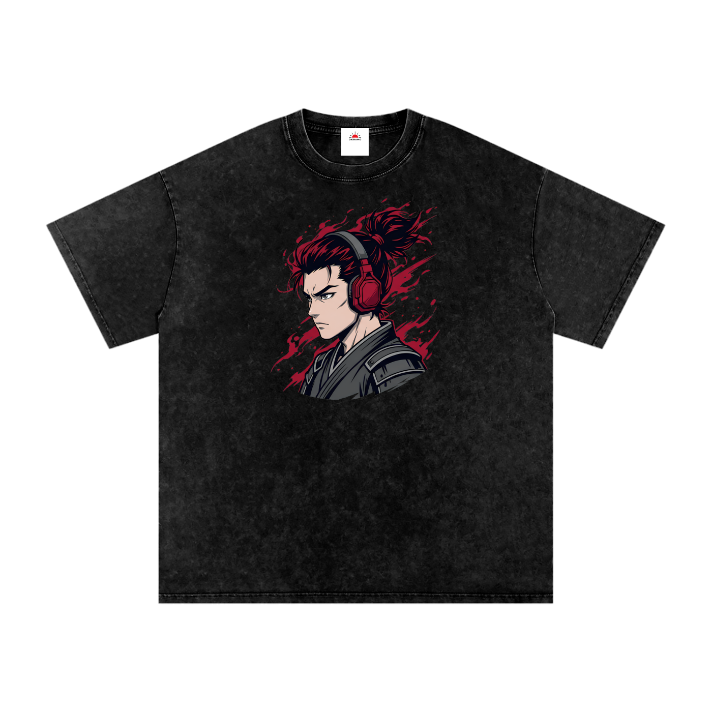 Anime Warrior Portrait T-Shirt
