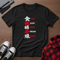Eat Sleep Draw Dream Repeat T-Shirt
