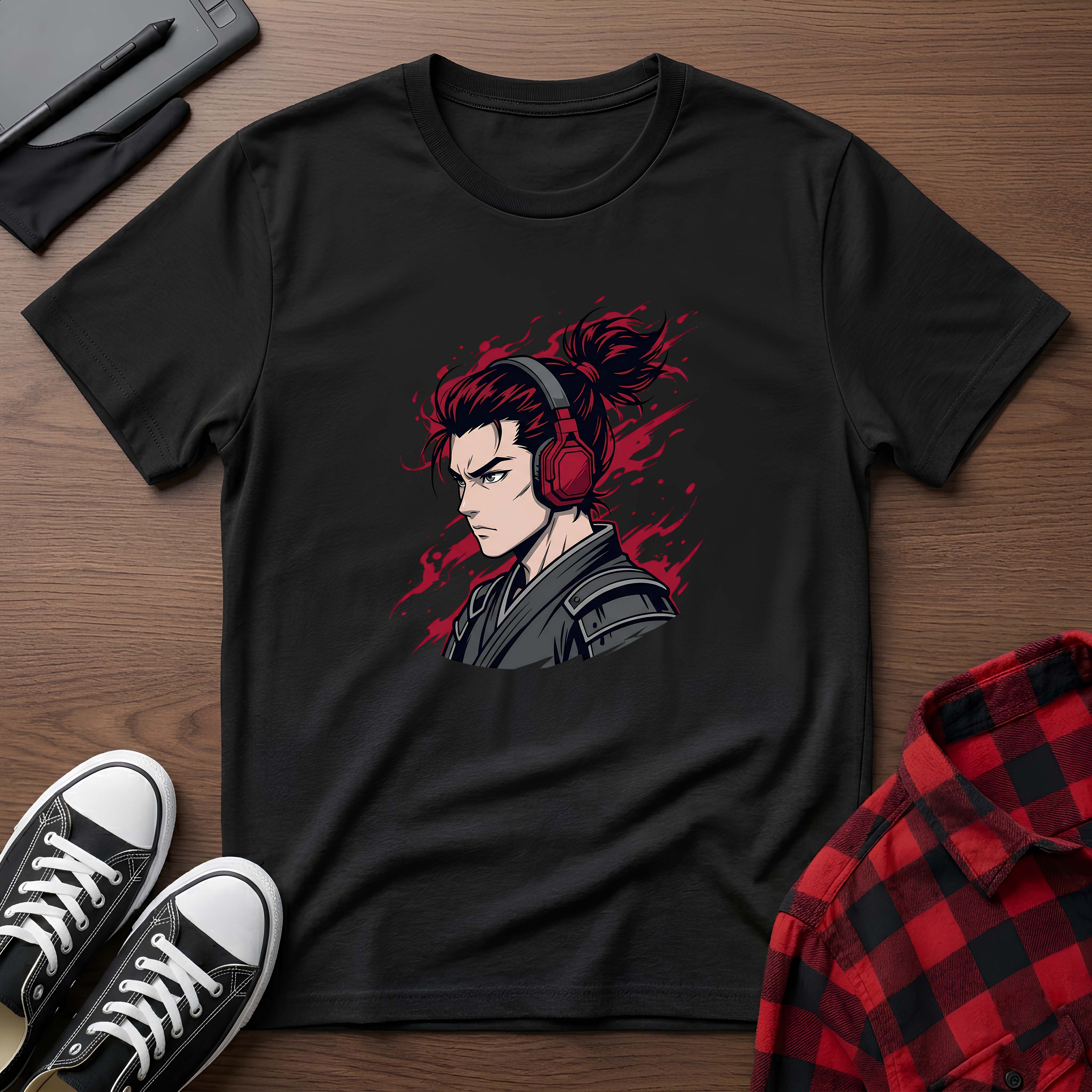 Anime Warrior Portrait T-Shirt
