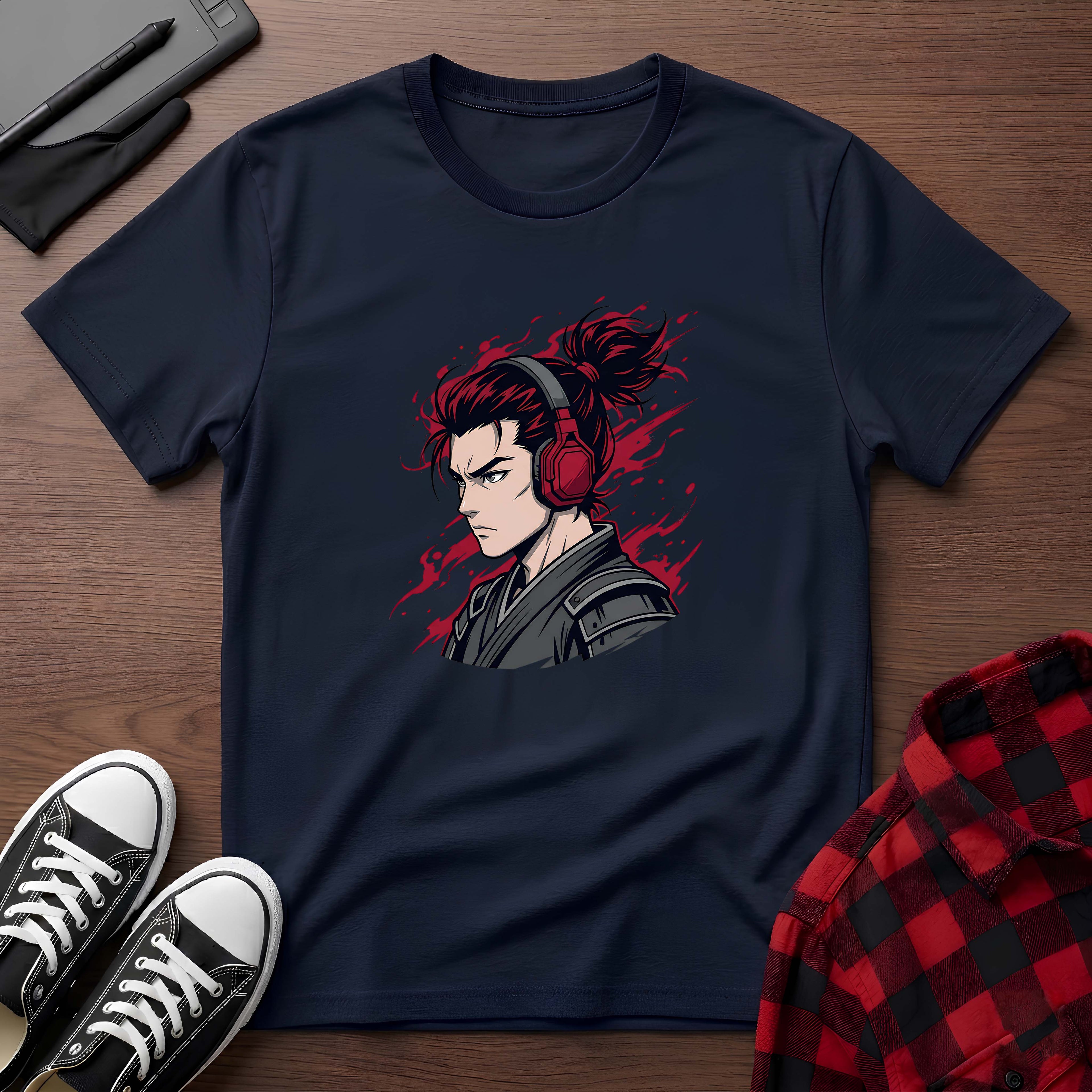 Anime Warrior Portrait T-Shirt