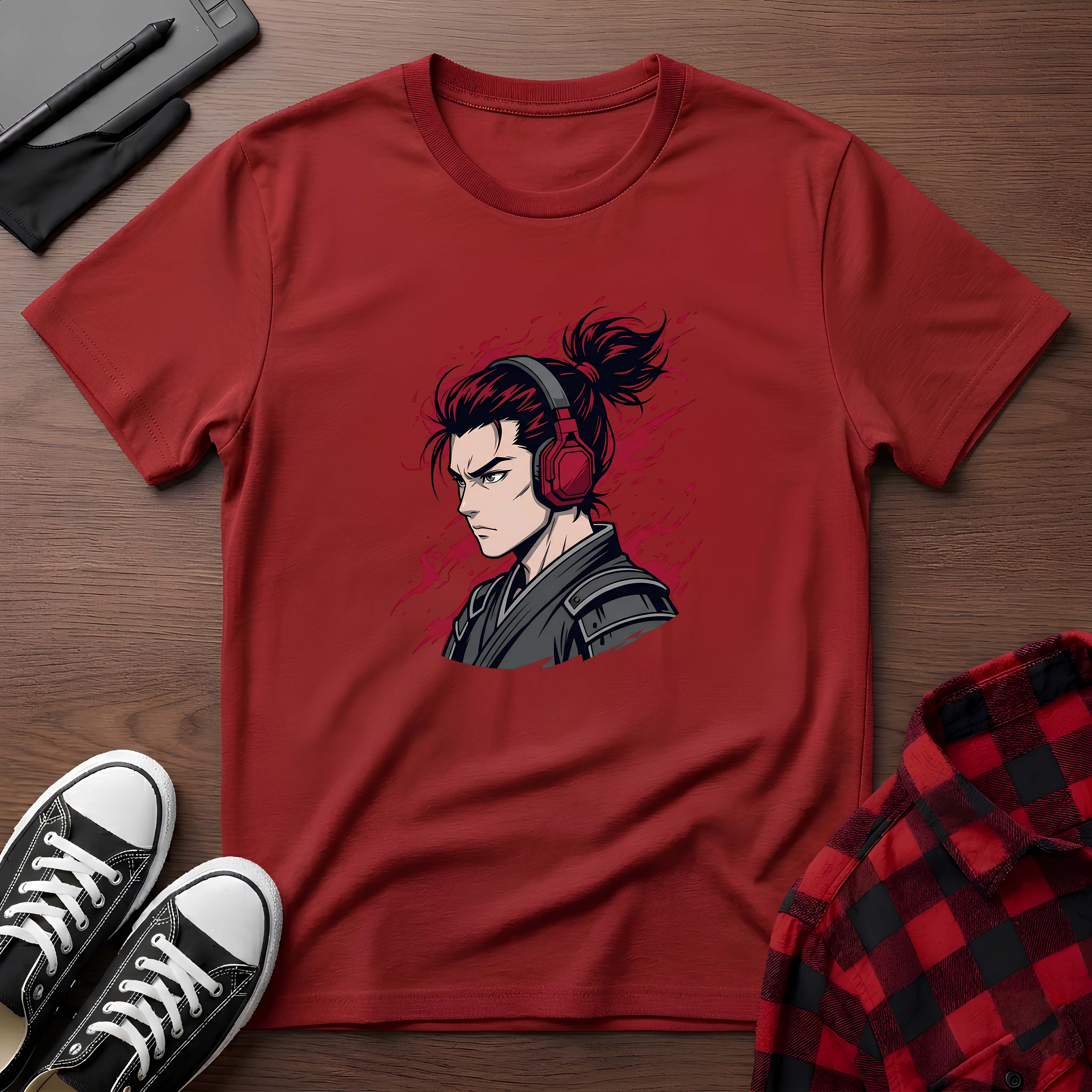 Anime Warrior Portrait T-Shirt