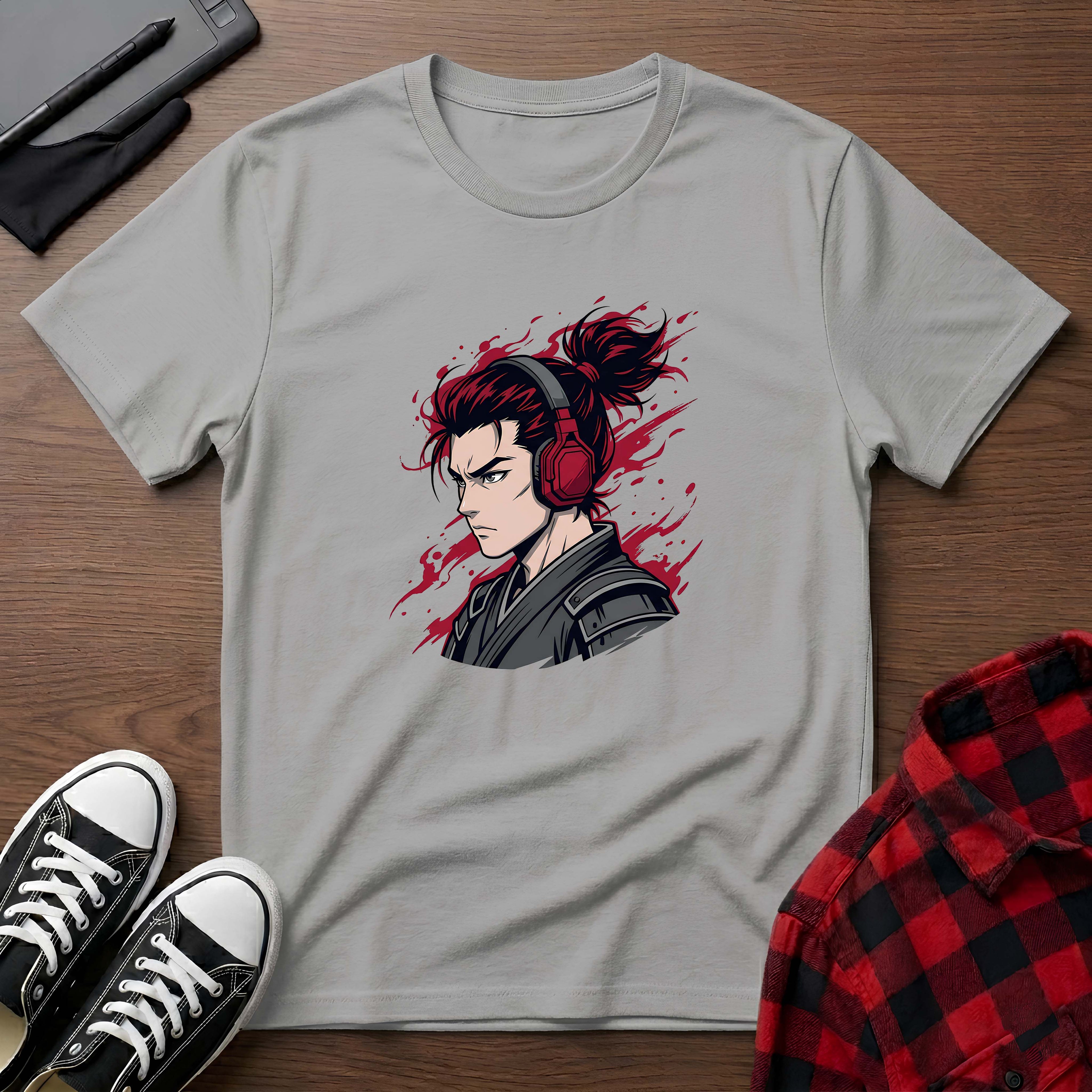 Anime Warrior Portrait T-Shirt