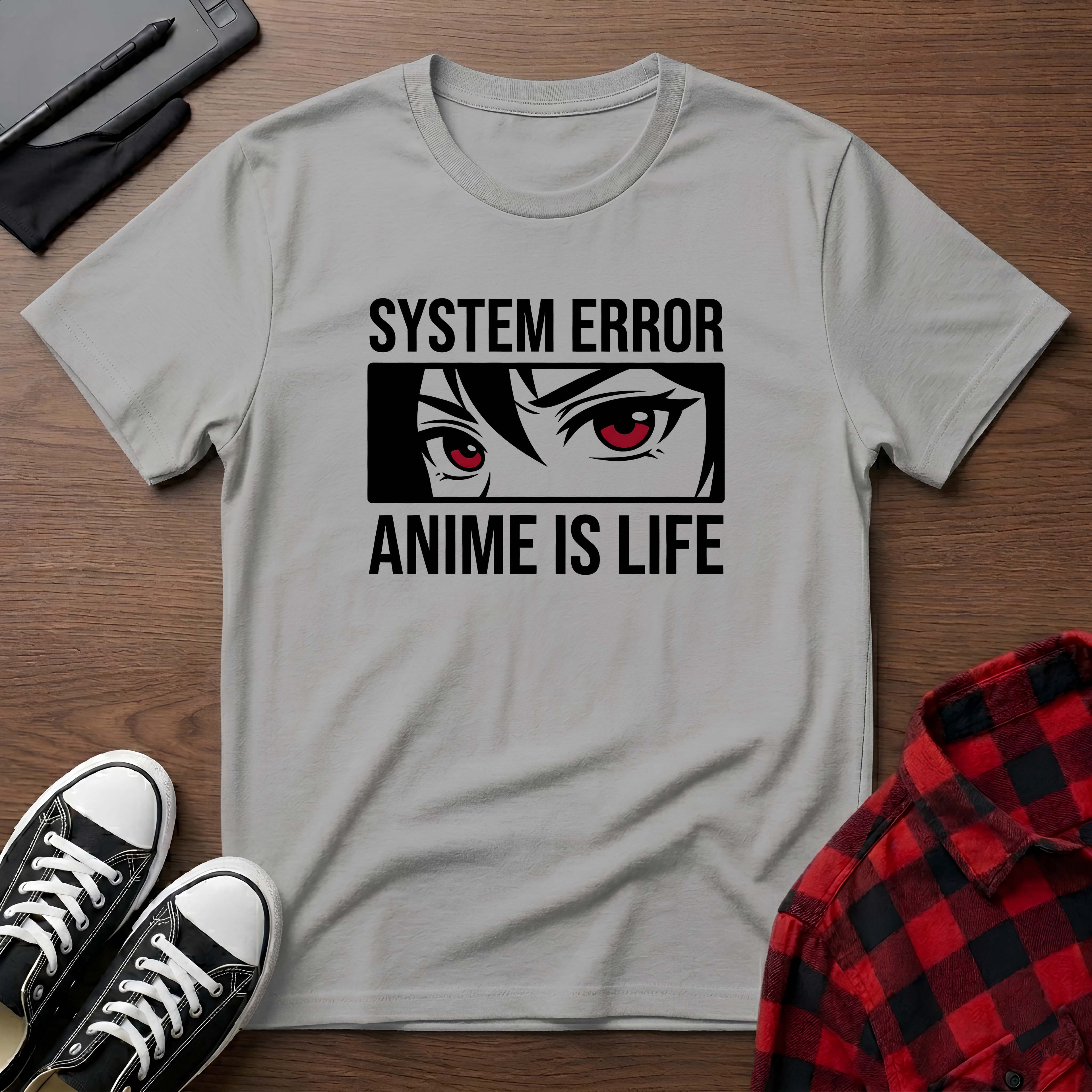 Anime Is Life "System Error" T-Shirt