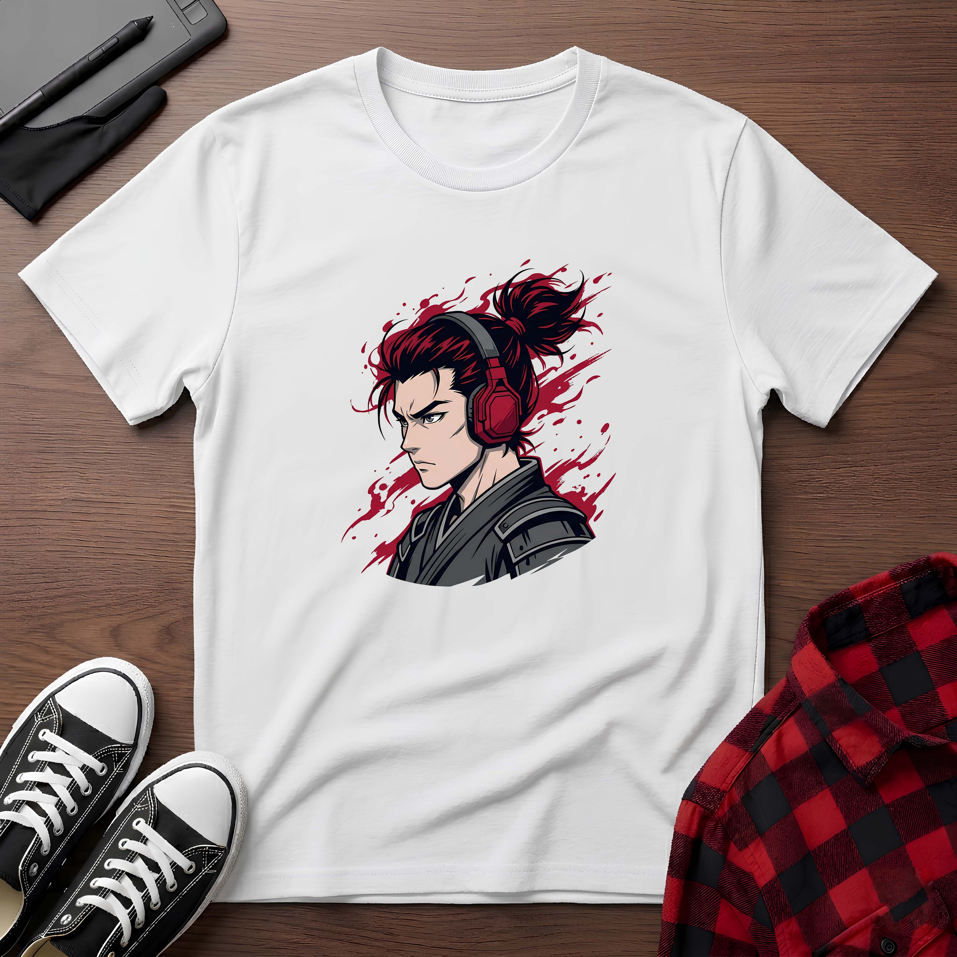 Anime Warrior Portrait T-Shirt