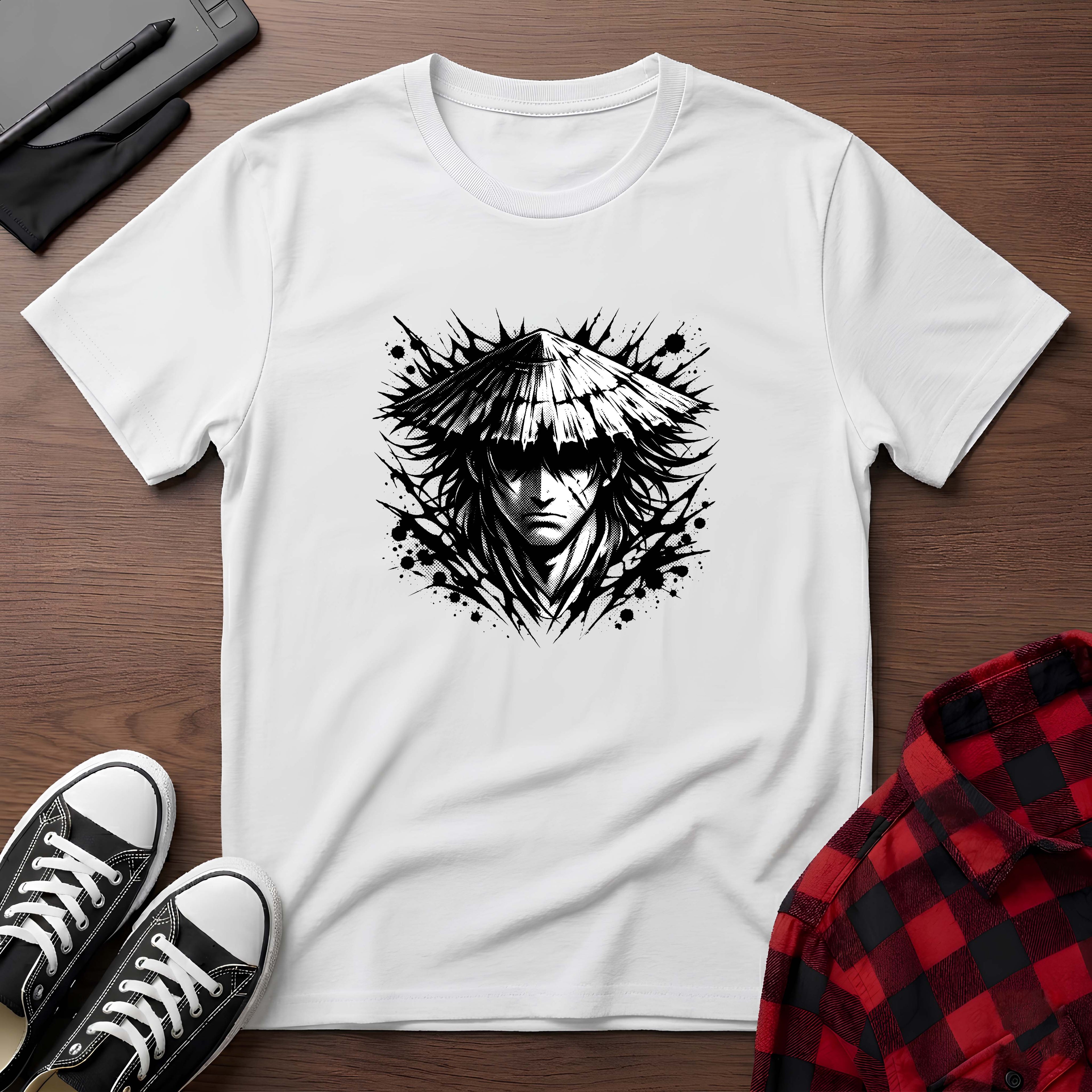Samurai Ink Sketch T-Shirt