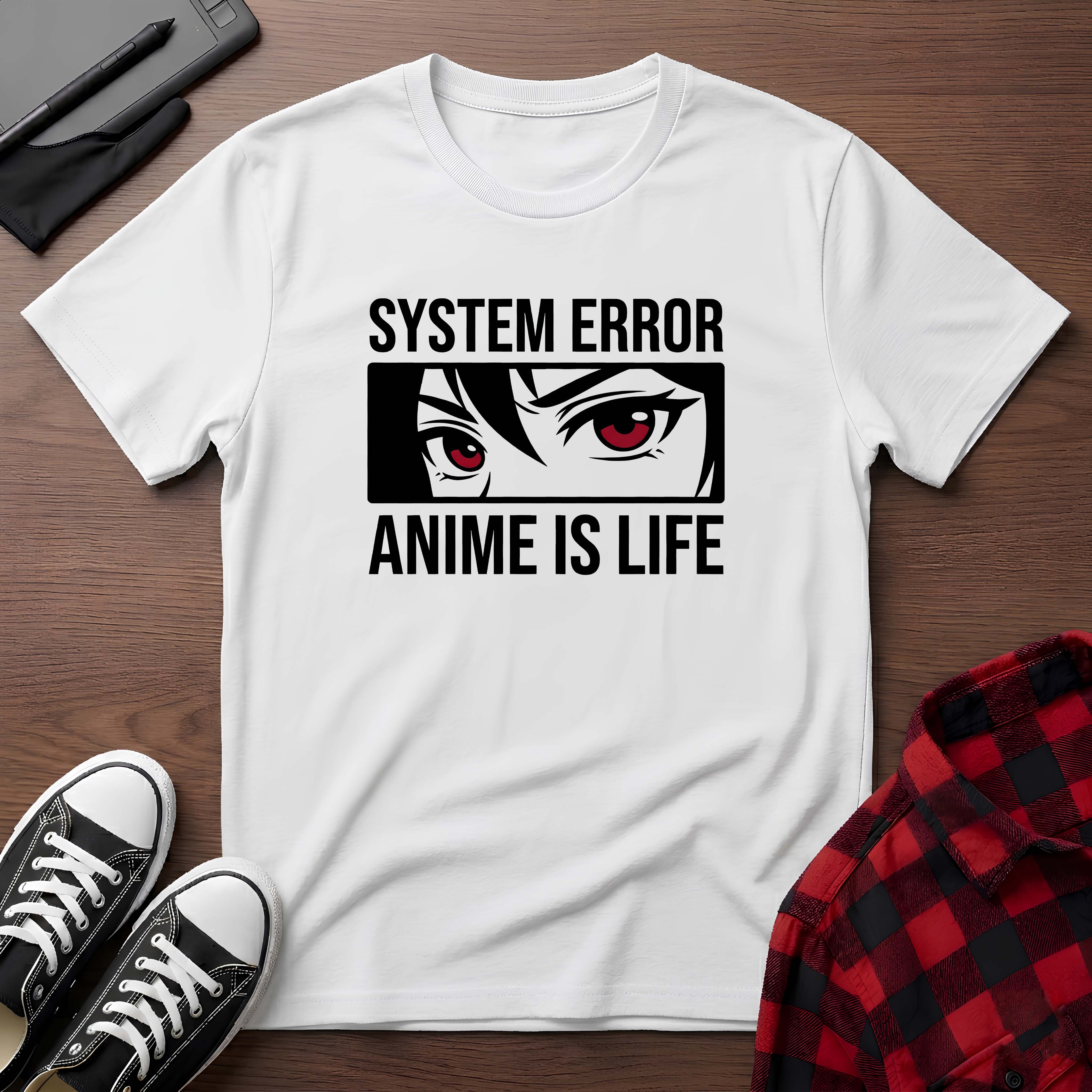 Anime Is Life "System Error" T-Shirt
