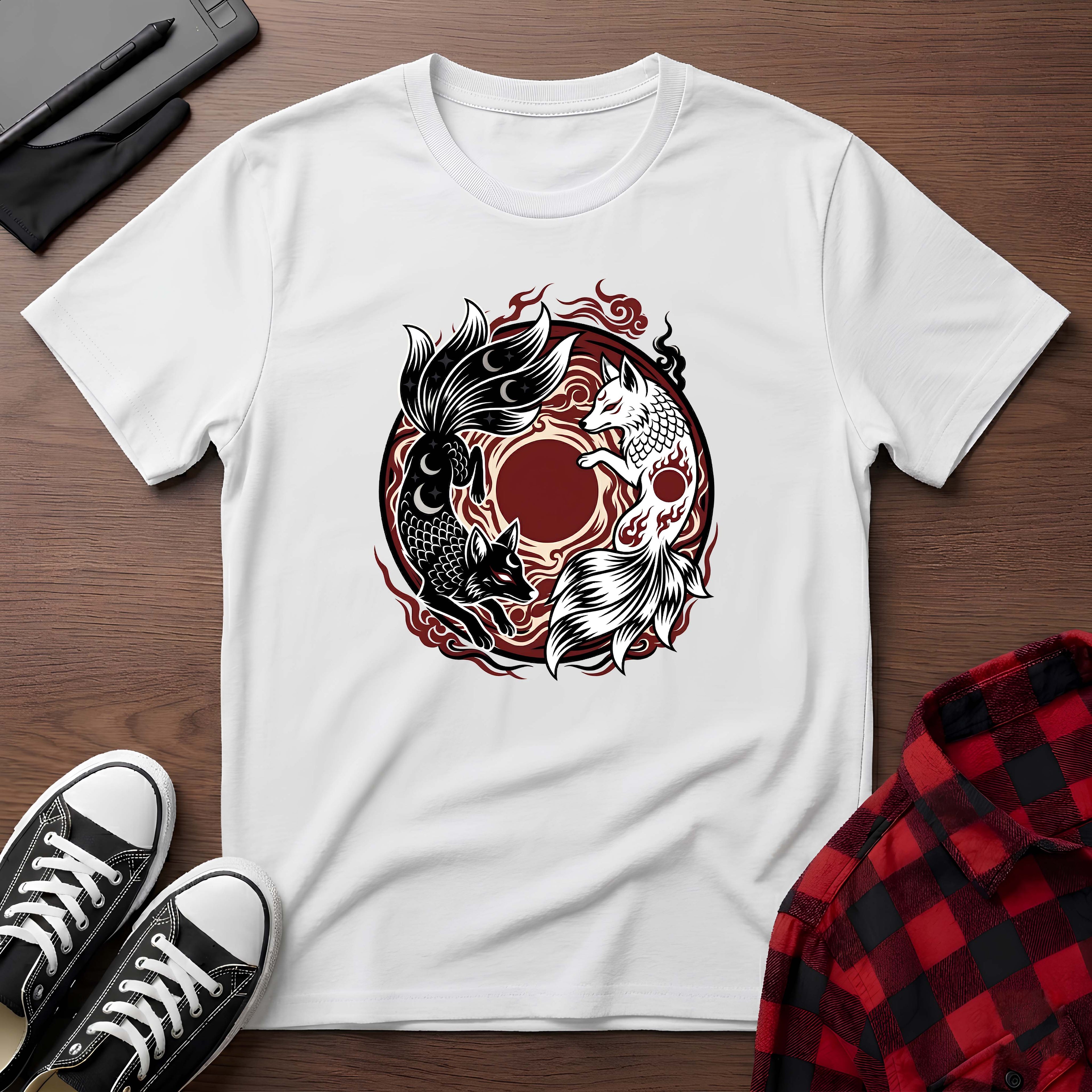 Kitsune Yin Yang T-Shirt