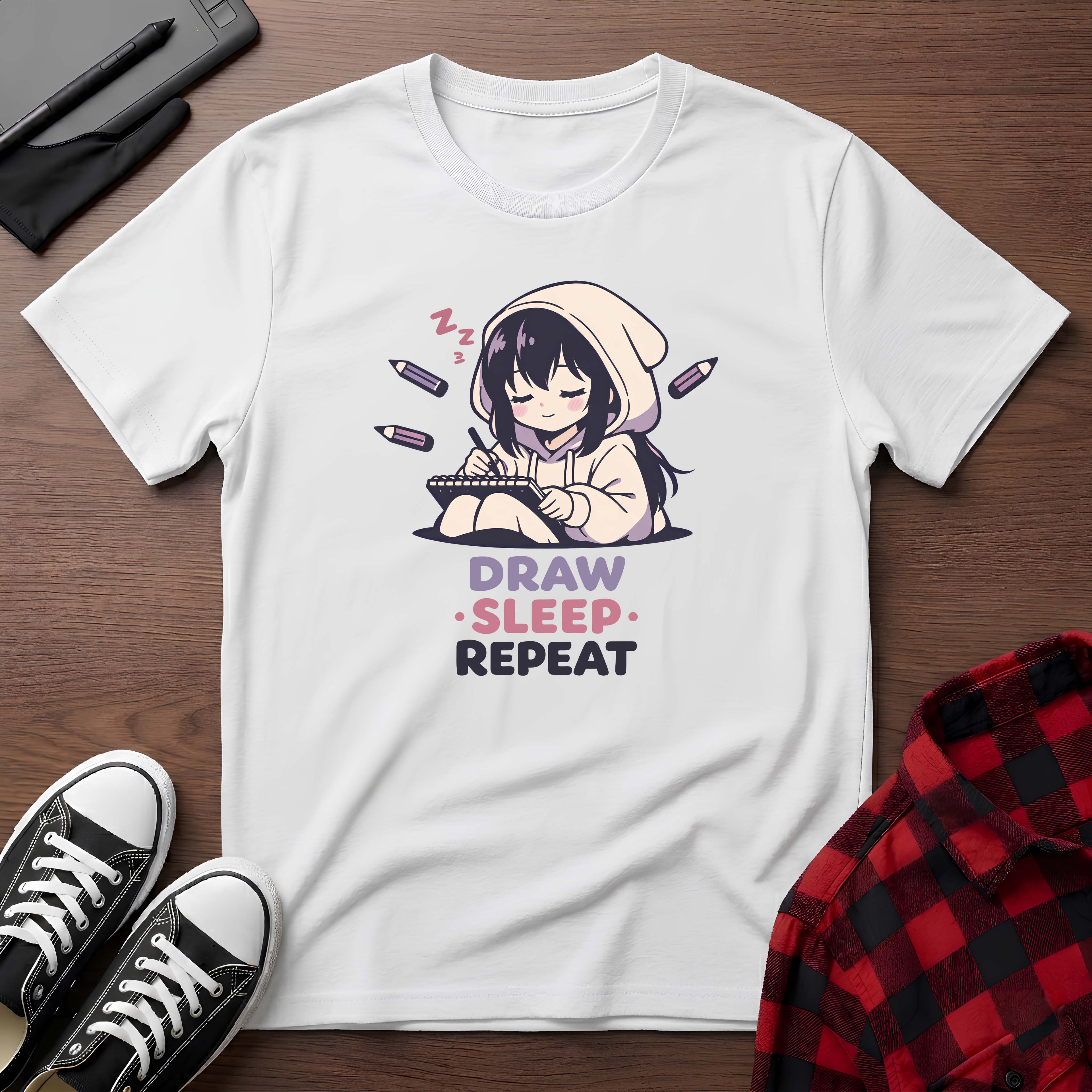 Draw Sleep Repeat T-Shirt
