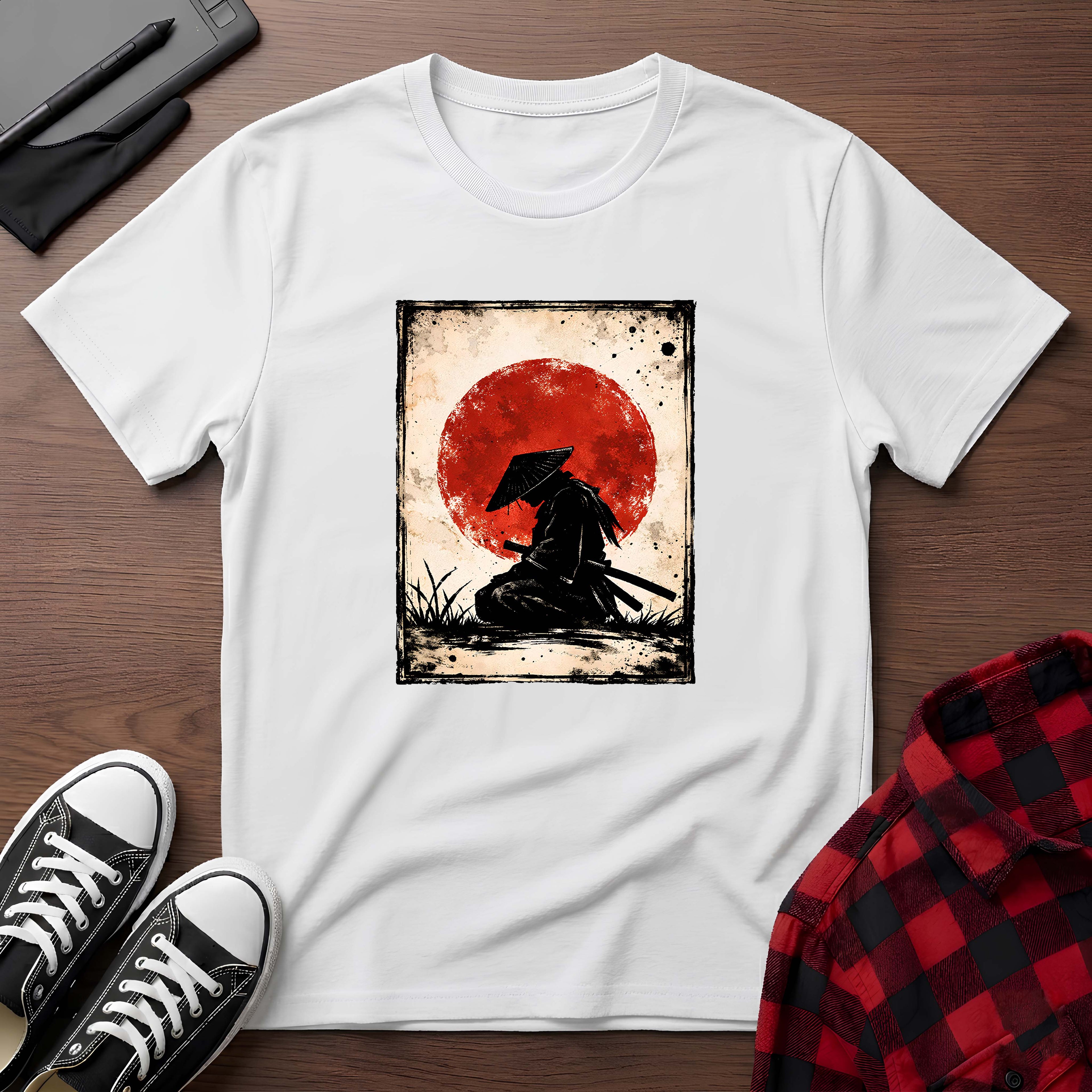 Kneeling Samurai T-Shirt